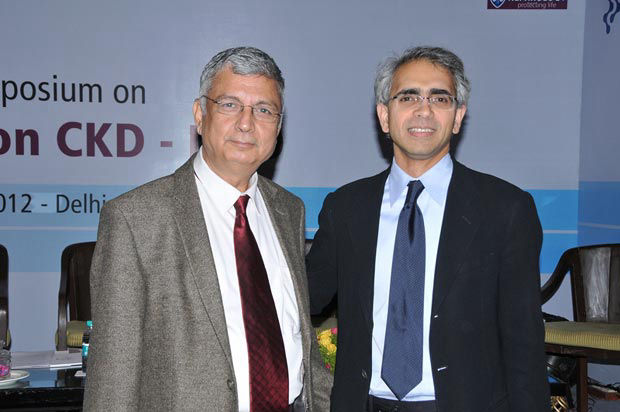 Dr. Ashok Sarin With Dr. Gilles Blancho Director, Institute of Transplantation Nantes, France On  9th March 2017.