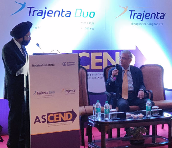 Chairman : Dr Ashok Sarin at Conference of Bohringer Ingelheim at New Delhi