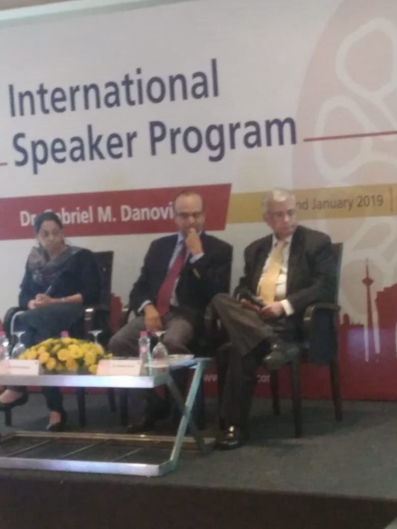 Dr. Ashok Sarin Panelist at Dr. Danovitch conference in New Delhi (kidney transplant) on 22nd January, 2019