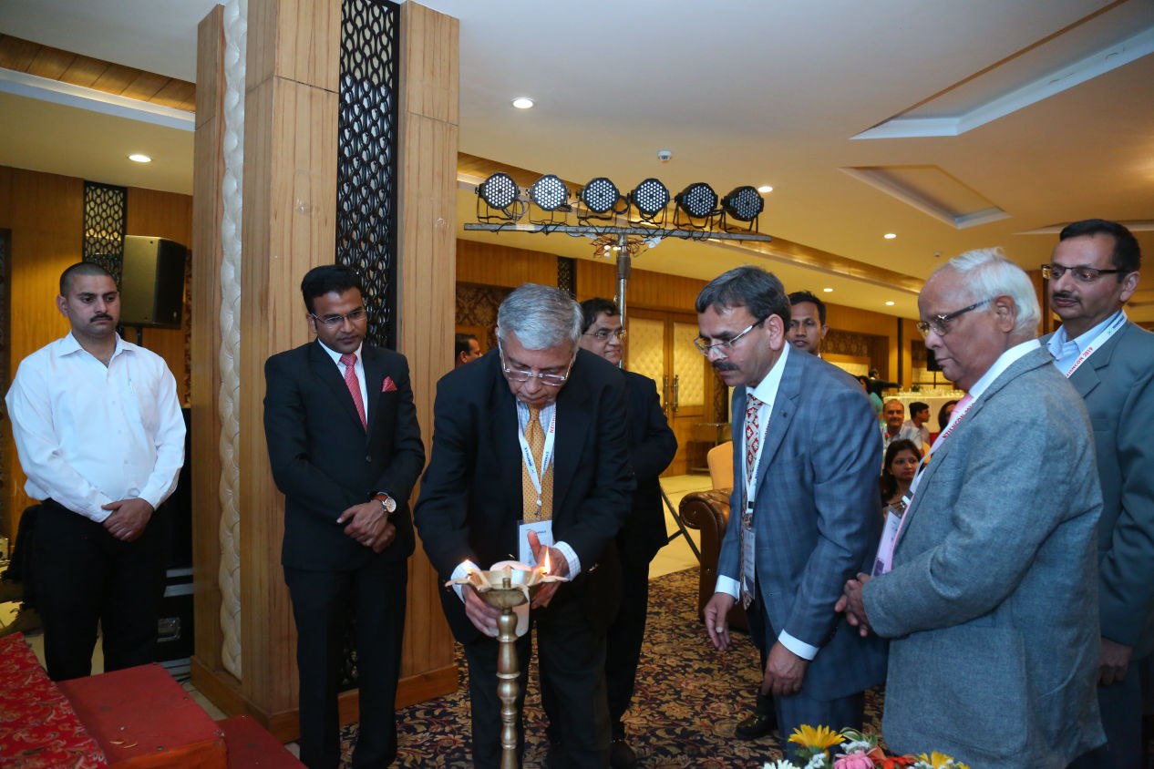 Lighting the lamp on 27th April, 2019 at the Annual Conference in Shimla